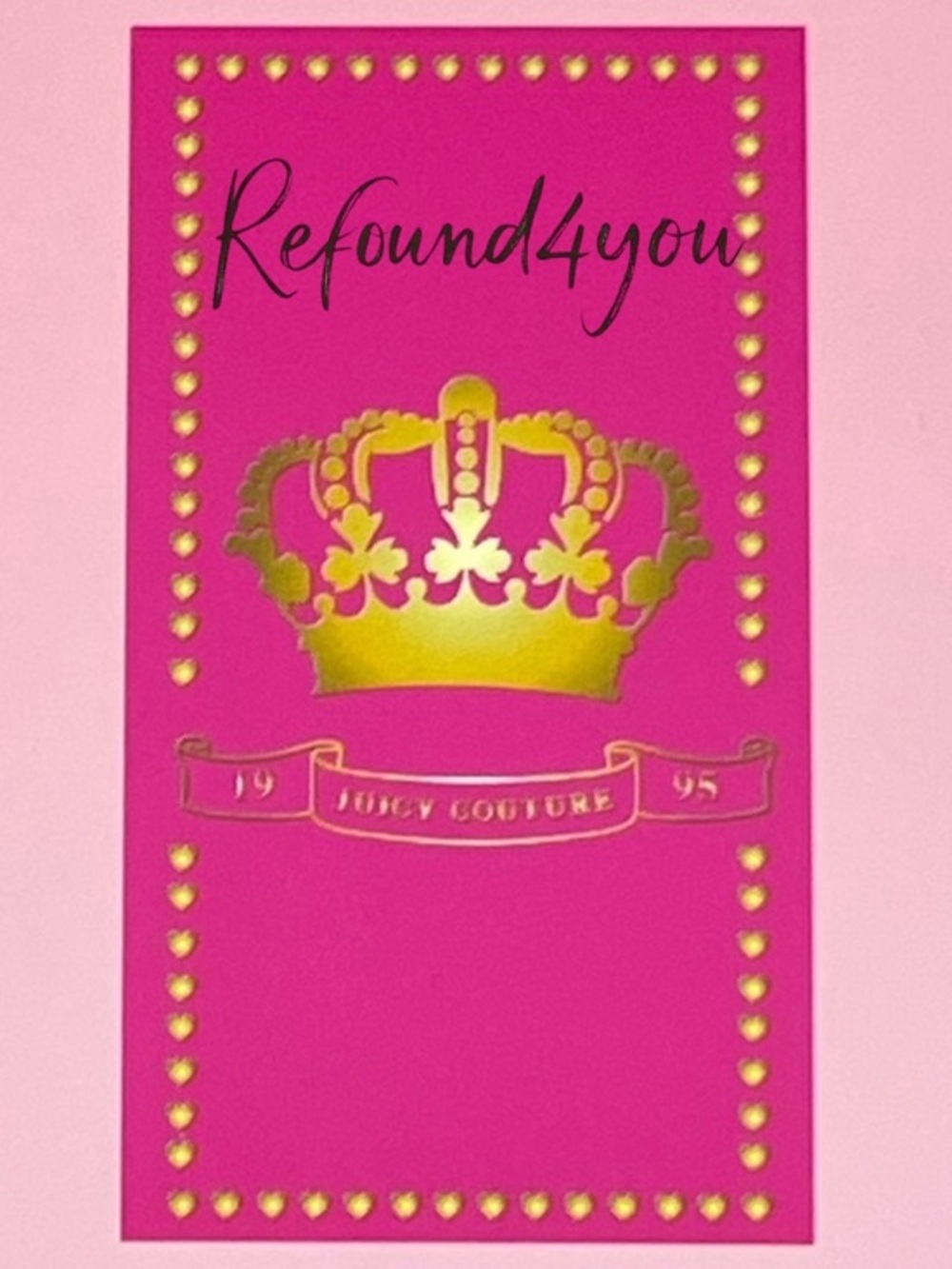 Juicy Couture - ‘The Crown’ Oversized Beach Towel. NWT. Firm!